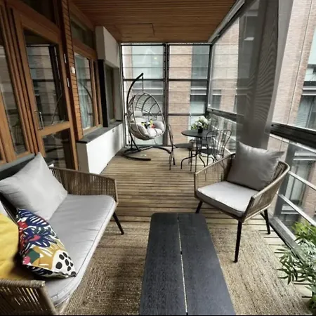 Apartmán 2ndhomes Stylish 1br With Balcony And Sauna In Kamppi Center